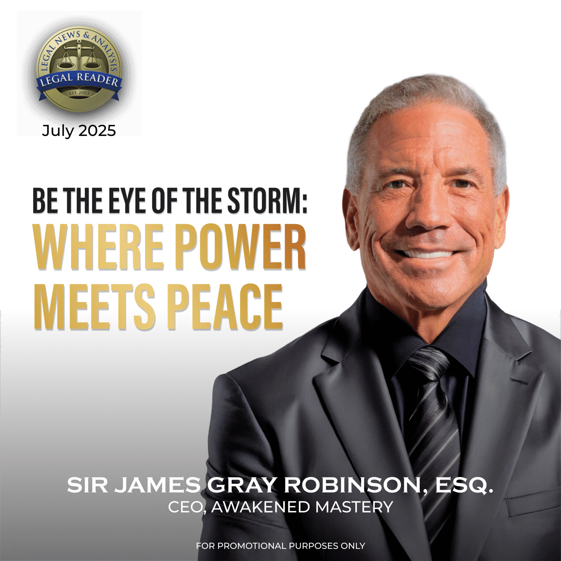 Be The Eye of The Storm: Where Power Meets Peace